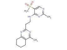 2-methyl-5-(methylsulfonyl)-N-[2-(4-methyl-5,6,7,8-tetrahydroquinazolin-2-yl)ethyl]pyrimidin-4-amine