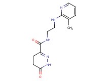 N-{2-[(3-methylpyridin-2-yl)amino]ethyl}-6-oxo-1,4,5,6-tetrahydropyridazine-3-carboxamide