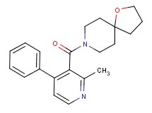 8-[(2-methyl-4-phenyl-3-pyridinyl)carbonyl]-1-oxa-8-azaspiro[4.5]decane