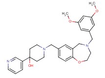 1-{[4-(3,5-dimethoxybenzyl)-2,3,4,5-tetrahydro-1,4-benzoxazepin-7-yl]methyl}-4-(3-pyridinyl)-4-piperidinol