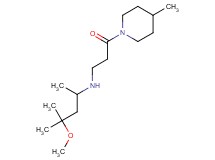 (3-methoxy-1,3-dimethylbutyl)[3-(4-methylpiperidin-1-yl)-3-oxopropyl]amine