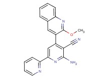 6-amino-4-(2-methoxyquinolin-3-yl)-2,2'-bipyridine-5-carbonitrile