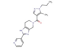 5-[(5-methyl-1-propyl-1H-pyrazol-4-yl)carbonyl]-2-pyridin-3-yl-4,5,6,7-tetrahydro-1H-imidazo[4,5-c]pyridine