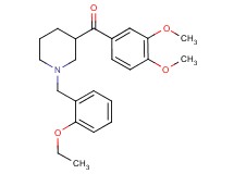 (3,4-dimethoxyphenyl)[1-(2-ethoxybenzyl)-3-piperidinyl]methanone