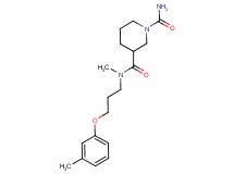 N~3~-methyl-N~3~-[3-(3-methylphenoxy)propyl]-1,3-piperidinedicarboxamide