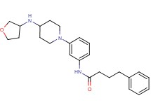 4-phenyl-N-{3-[4-(tetrahydro-3-furanylamino)-1-piperidinyl]phenyl}butanamide