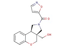 [(3aS*,9bS*)-2-(isoxazol-5-ylcarbonyl)-1,2,3,9b-tetrahydrochromeno[3,4-c]pyrrol-3a(4H)-yl]methanol