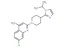 7-chloro-2-[4-(1-isopropyl-1H-imidazol-2-yl)piperidin-1-yl]-4-methylquinoline