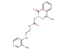 2-(4-methyl-1-oxo-2(1H)-phthalazinyl)-N-{2-[(3-methyl-4-pyridinyl)amino]ethyl}acetamide
