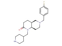 rel-(4aS,8aR)-6-(4-fluorobenzyl)-1-(4-piperidinylmethyl)octahydro-1,6-naphthyridin-2(1H)-one dihydrochloride