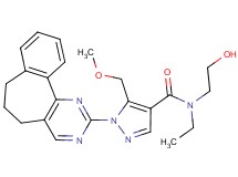 1-(6,7-dihydro-5H-benzo[6,7]cyclohepta[1,2-d]pyrimidin-2-yl)-N-ethyl-N-(2-hydroxyethyl)-5-(methoxymethyl)-1H-pyrazole-4-carboxamide
