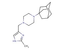 1-(1-adamantyl)-4-[(2-methyl-1H-imidazol-4-yl)methyl]piperazine