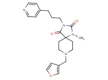 8-(3-furylmethyl)-1-methyl-3-[3-(4-pyridinyl)propyl]-1,3,8-triazaspiro[4.5]decane-2,4-dione