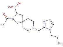 2-acetyl-8-[(1-propyl-1H-imidazol-2-yl)methyl]-2,8-diazaspiro[4.5]decane-3-carboxylic acid
