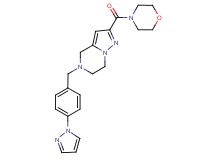 2-(morpholin-4-ylcarbonyl)-5-[4-(1H-pyrazol-1-yl)benzyl]-4,5,6,7-tetrahydropyrazolo[1,5-a]pyrazine