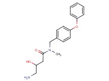 4-amino-3-hydroxy-N-methyl-N-(4-phenoxybenzyl)butanamide