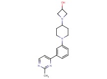 1-{1-[3-(2-methylpyrimidin-4-yl)phenyl]piperidin-4-yl}azetidin-3-ol
