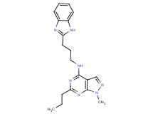 N-[3-(1H-benzimidazol-2-yl)propyl]-1-methyl-6-propyl-1H-pyrazolo[3,4-d]pyrimidin-4-amine