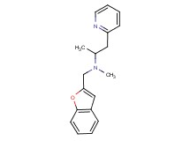 (1-benzofuran-2-ylmethyl)methyl(1-methyl-2-pyridin-2-ylethyl)amine