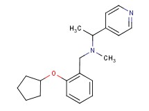 N-[2-(cyclopentyloxy)benzyl]-N-methyl-1-pyridin-4-ylethanamine
