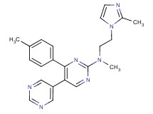 N-methyl-N-[2-(2-methyl-1H-imidazol-1-yl)ethyl]-4-(4-methylphenyl)-5,5'-bipyrimidin-2-amine
