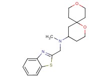 (1,3-benzothiazol-2-ylmethyl)1,9-dioxaspiro[5.5]undec-4-yl(methyl)amine