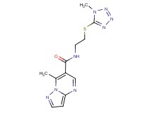 7-methyl-N-{2-[(1-methyl-1H-tetrazol-5-yl)thio]ethyl}pyrazolo[1,5-a]pyrimidine-6-carboxamide