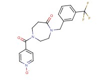1-(1-oxidoisonicotinoyl)-4-[3-(trifluoromethyl)benzyl]-1,4-diazepan-5-one