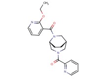 (1S*,5R*)-6-[(2-ethoxypyridin-3-yl)carbonyl]-3-(pyridin-2-ylcarbonyl)-3,6-diazabicyclo[3.2.2]nonane