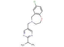 7-chloro-4-[(2-isopropylpyrimidin-5-yl)methyl]-2,3,4,5-tetrahydro-1,4-benzoxazepine