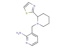 3-{[2-(1,3-thiazol-2-yl)piperidin-1-yl]methyl}pyridin-2-amine