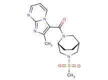 2-methyl-3-{[(1R*,5R*)-3-(methylsulfonyl)-3,6-diazabicyclo[3.2.2]non-6-yl]carbonyl}imidazo[1,2-a]pyrimidine