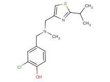 2-chloro-4-{[[(2-isopropyl-1,3-thiazol-4-yl)methyl](methyl)amino]methyl}phenol