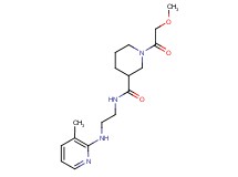 1-(methoxyacetyl)-N-{2-[(3-methyl-2-pyridinyl)amino]ethyl}-3-piperidinecarboxamide