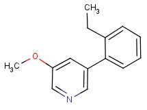 3-(2-ethylphenyl)-5-methoxypyridine
