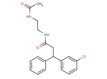 N-[2-(acetylamino)ethyl]-3-(3-chlorophenyl)-3-phenylpropanamide