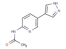 N-[5-(1H-pyrazol-4-yl)pyridin-2-yl]acetamide