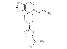 1'-(5-isopropyl-1,3,4-thiadiazol-2-yl)-5-propyl-1,5,6,7-tetrahydrospiro[imidazo[4,5-c]pyridine-4,4'-piperidine]