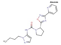(2S)-N-(1-butyl-1H-pyrazol-5-yl)-2-(3-pyridin-2-yl-1,2,4-oxadiazol-5-yl)pyrrolidine-1-carboxamide