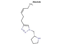 4-[(3Z)-hex-3-en-1-yl]-1-[(2R)-pyrrolidin-2-ylmethyl]-1H-1,2,3-triazole