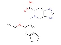 5-[(6-ethoxy-2,3-dihydro-1H-inden-5-yl)methyl]-4,5,6,7-tetrahydro-3H-imidazo[4,5-c]pyridine-6-carboxylic acid