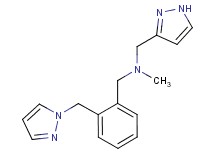 N-methyl-1-(1H-pyrazol-3-yl)-N-[2-(1H-pyrazol-1-ylmethyl)benzyl]methanamine
