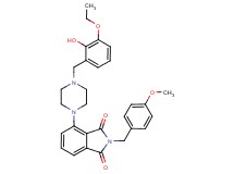 4-[4-(3-ethoxy-2-hydroxybenzyl)-1-piperazinyl]-2-(4-methoxybenzyl)-1H-isoindole-1,3(2H)-dione