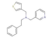 (2-phenylethyl)(pyridin-3-ylmethyl)(3-thienylmethyl)amine