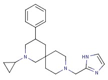 2-cyclopropyl-9-(1H-imidazol-2-ylmethyl)-4-phenyl-2,9-diazaspiro[5.5]undecane
