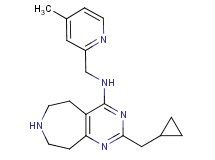 2-(cyclopropylmethyl)-N-[(4-methyl-2-pyridinyl)methyl]-6,7,8,9-tetrahydro-5H-pyrimido[4,5-d]azepin-4-amine dihydrochloride