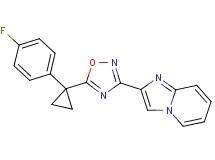 2-{5-[1-(4-fluorophenyl)cyclopropyl]-1,2,4-oxadiazol-3-yl}imidazo[1,2-a]pyridine