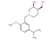 (3S*,4R*)-4-(hydroxymethyl)-1-(5-isopropyl-2-methoxybenzyl)-3-piperidinol