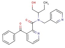 3-benzoyl-N-[1-(hydroxymethyl)propyl]-N-(pyridin-3-ylmethyl)pyridine-2-carboxamide