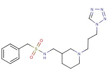 1-phenyl-N-({1-[3-(1H-tetrazol-1-yl)propyl]piperidin-3-yl}methyl)methanesulfonamide